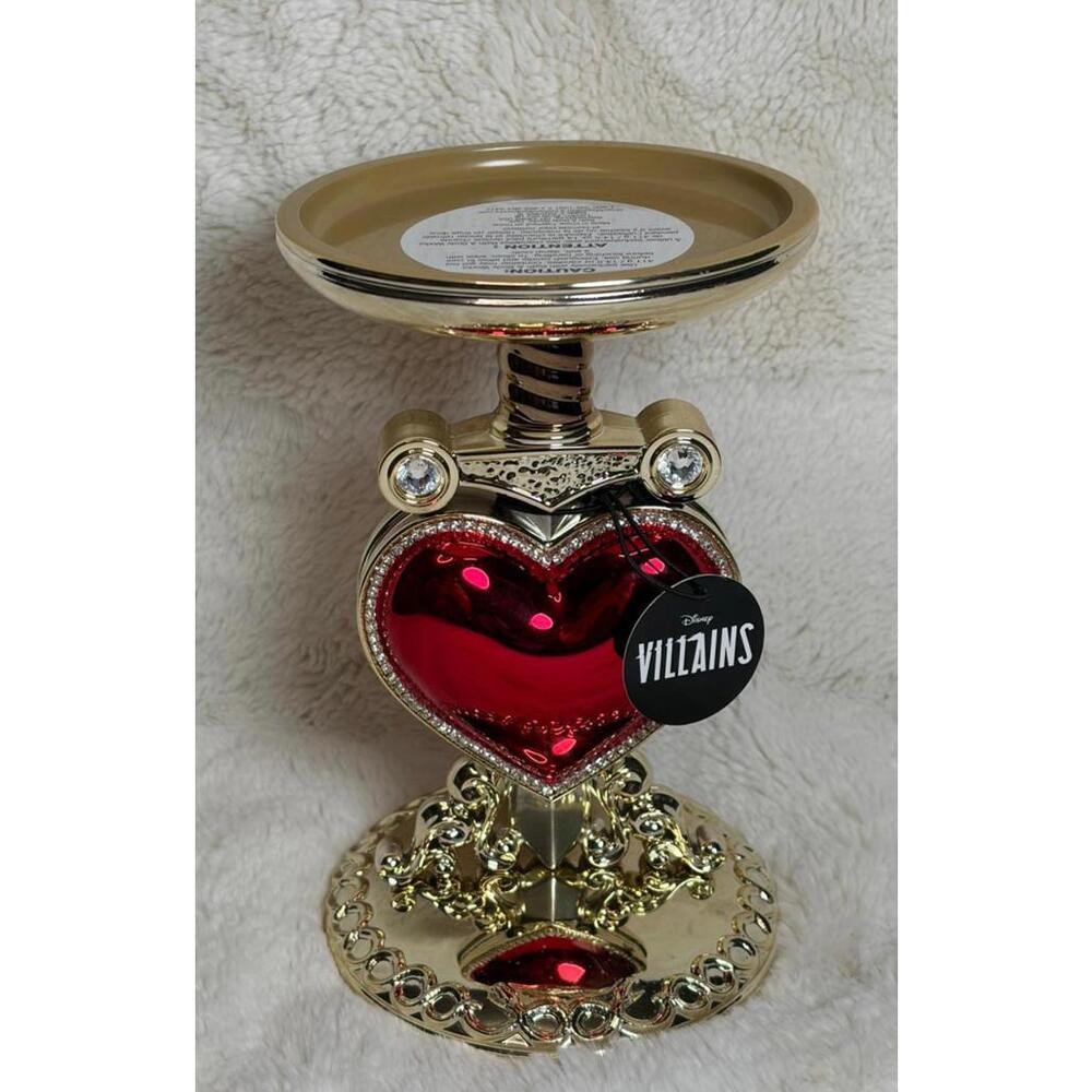 Bath & Body Works Disney Villains Queen of Hearts Pedestal 3-Wick Holder​